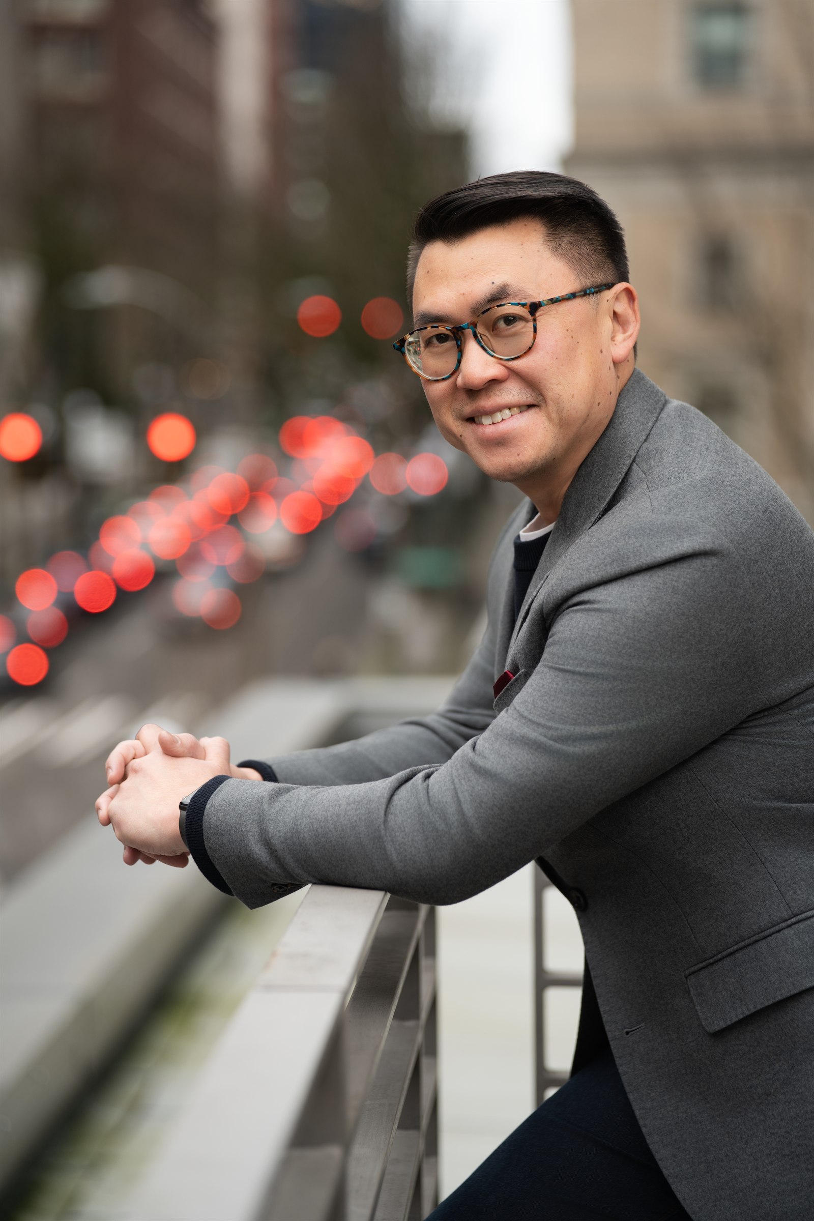 Joe Nguyen in downtown Seattle